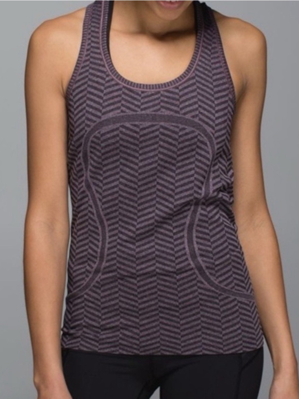 Lululemon Swiftly Racerback Heathered Black Cherry